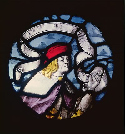 Roundel of the Prophet Daniel (15th Century) by German School